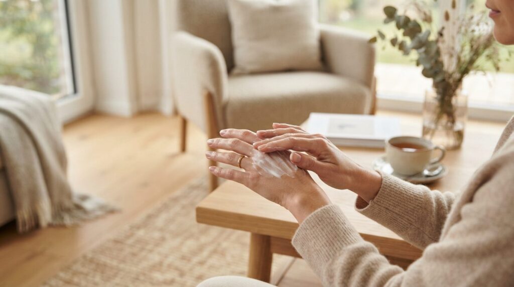 Photorealistic lifestyle image, 16:9 format, stock photo qua